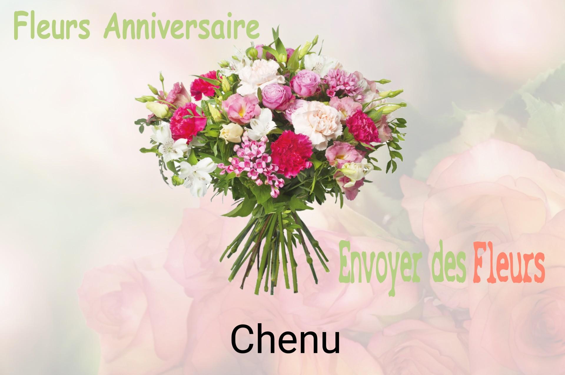 Bouquet de fleurs d’anniversaire livré à Chenu
